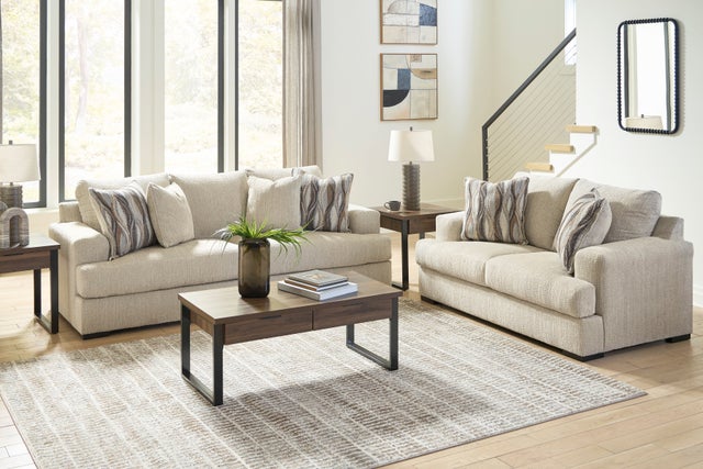 Ashley 696-05 Oversized Sofa & Loveseat Set