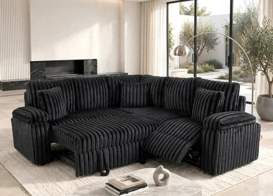 AMIRI Black Power Sectional With Pull-Out Bed **COMING SOON** (ETA 10/16)
