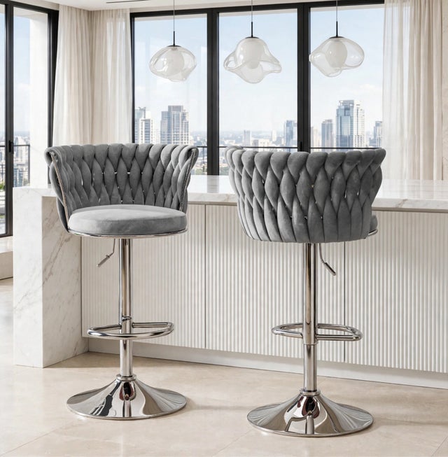 2510 GRAY - Barstool Set