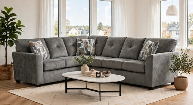 Washington 3007 Gray Sectional
