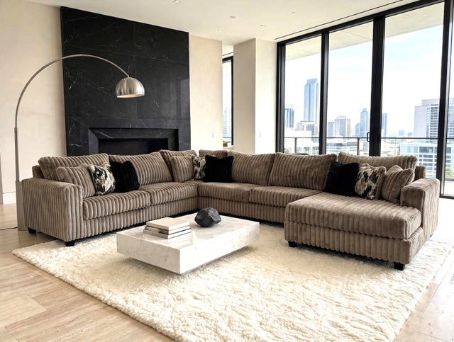 9900 Cocoa - Oversized Sectional