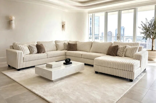 9900 Cream - Oversized Sectional