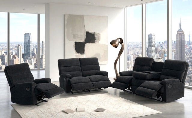 Albert50 - Reclining Set (Black)