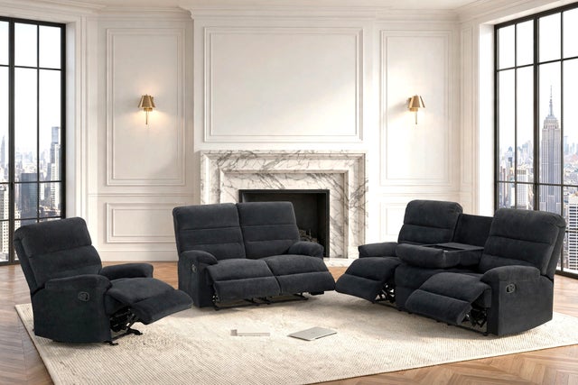 Albert50 - Reclining Set (Black)