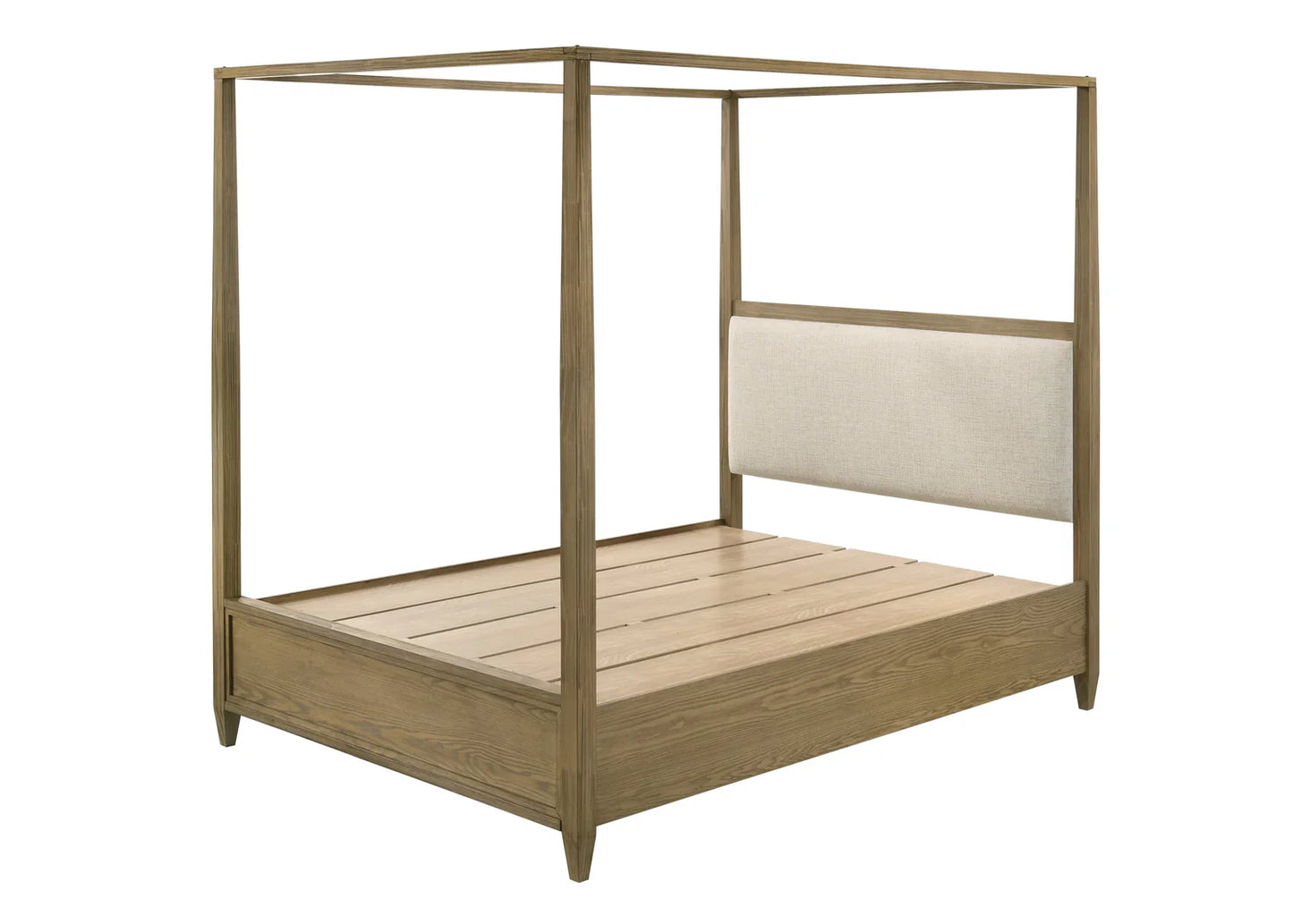 5pcs Sienna Natural Wood Finish Bedroom Set
