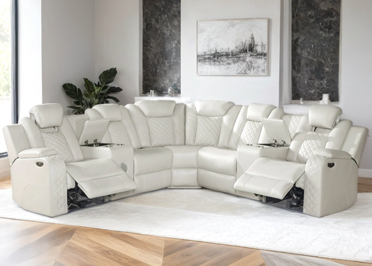 Spaceship Sand Power Reclining Sectional