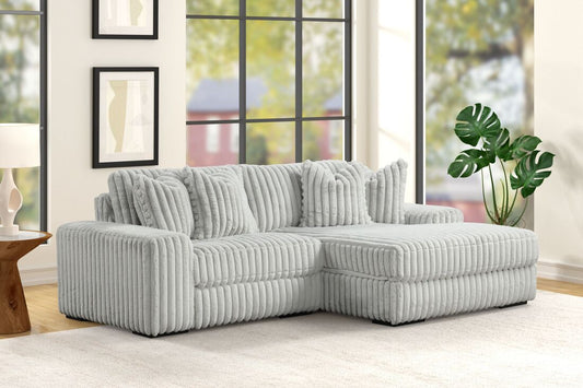 Sunday2 Grey 2pcs Sectional