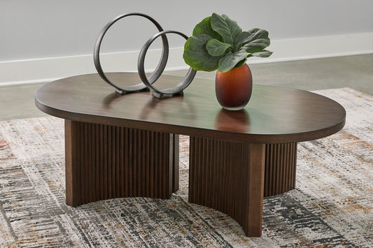 T689 Dark Brown Cocktail Table