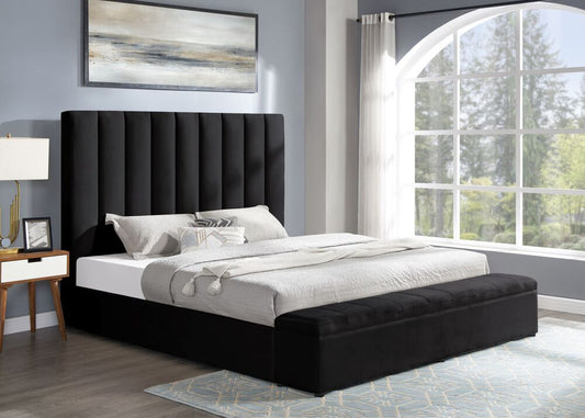 Valencia Black Platform Storage Bed Frame