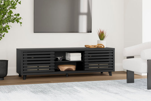 W1013-68 Black TV Stand