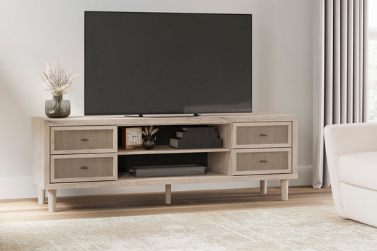 W1199-68 Natural Wood Finish TV Stand