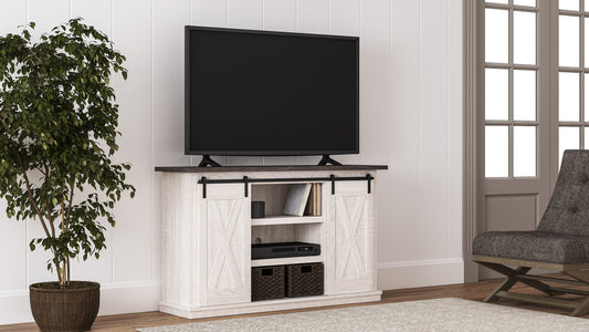 W287-48 Whitewash TV Stand