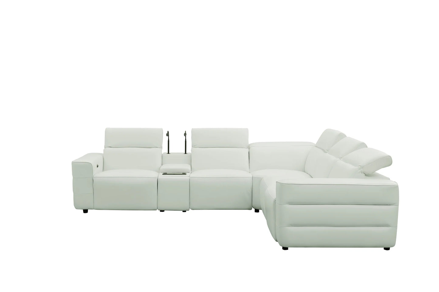 MI-2520 Holly (White) 6pcs Reclining Sectional