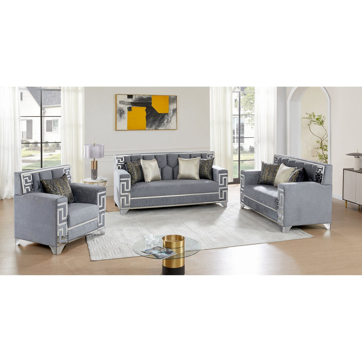 S3700 Hira (Grey) - 2pcs