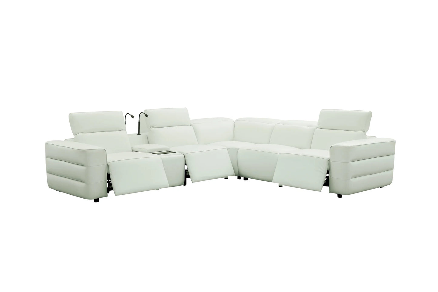 MI-2520 Holly (White) 6pcs Reclining Sectional