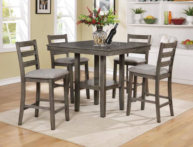 5pcs Wood Pub Dining Set (Mutiple Colors)