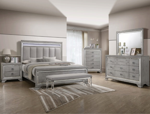 5pcs Wood Bedroom Set (Multiple Sizes)