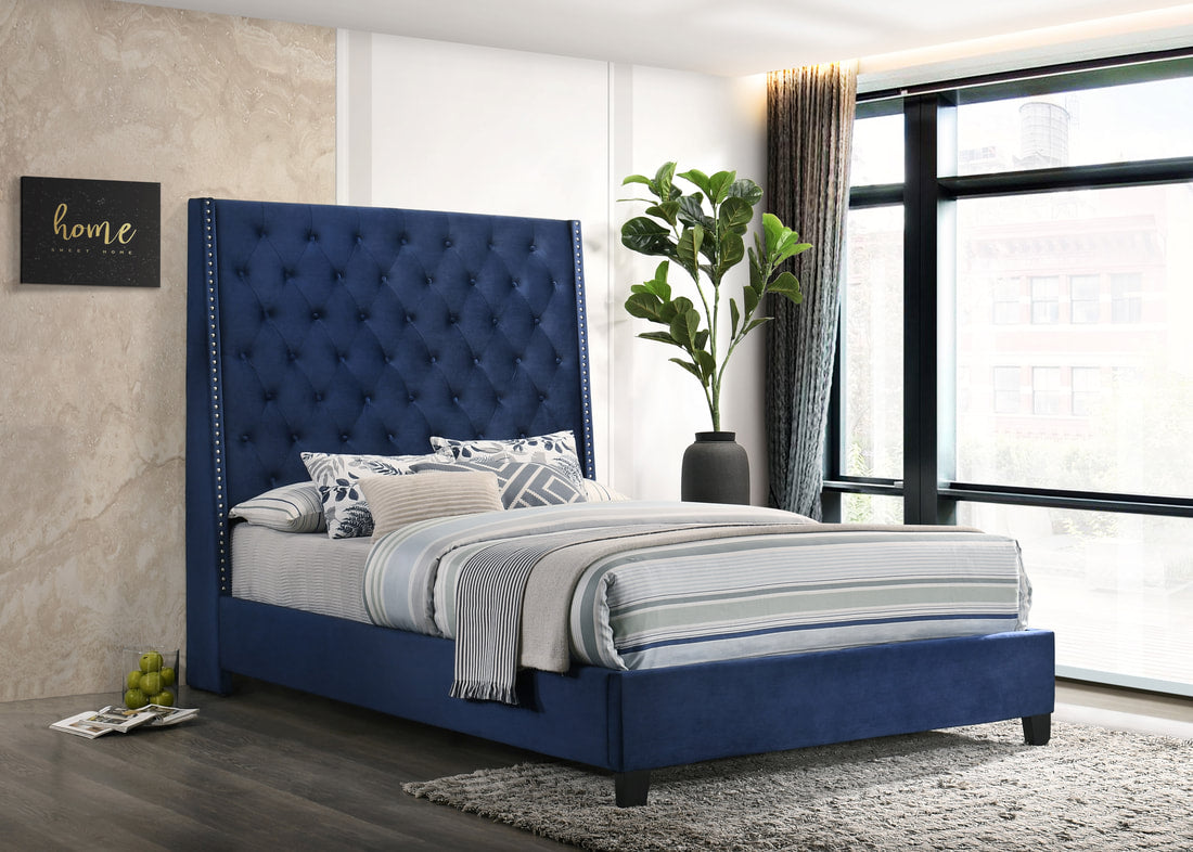 6FT Velvet Tufted Bed Frame (Multiple Colors)