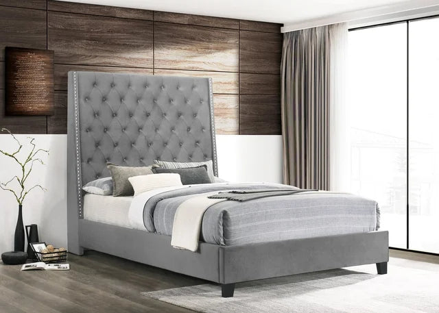 6FT Velvet Tufted Bed Frame (Multiple Colors)