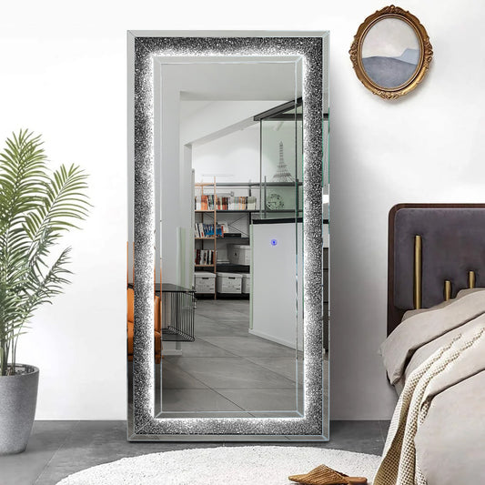 LED Floor Mirror