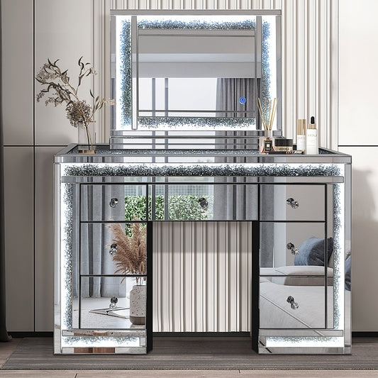 Glass Mirror LED Vanity