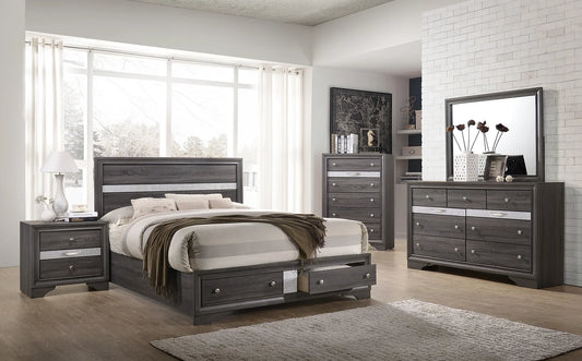 5pcs Wood Bedroom Set (Multiple Sizes & Colors)