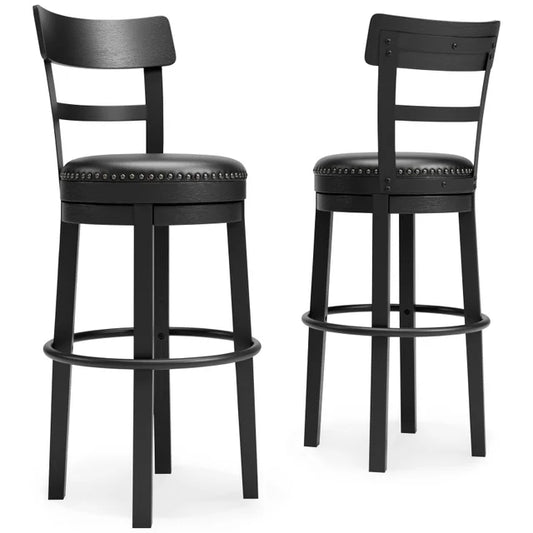 Black Wood Finish Barstool