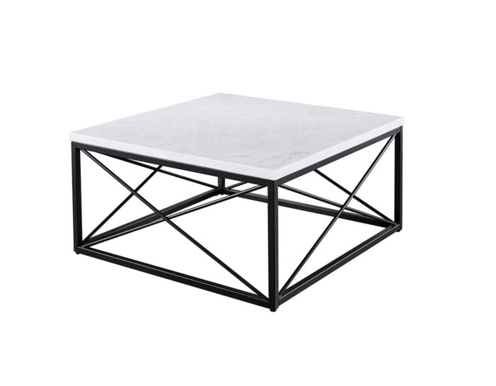 White Marble Cocktail Table