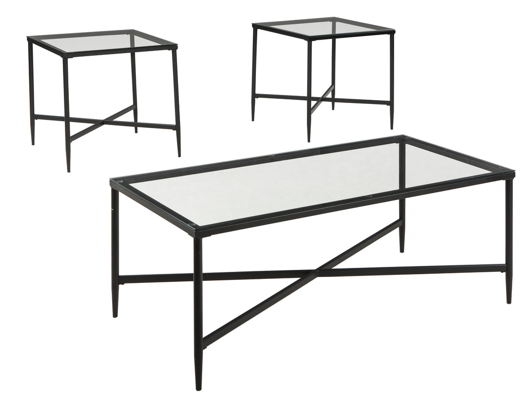Black Occasional Table Set
