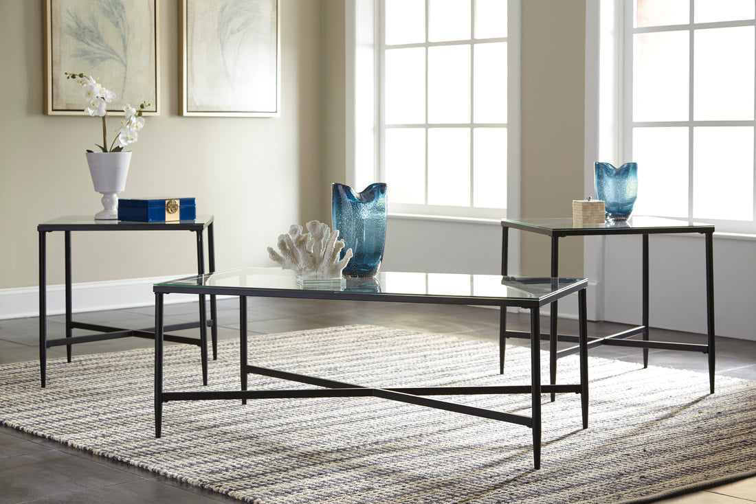 Black Occasional Table Set