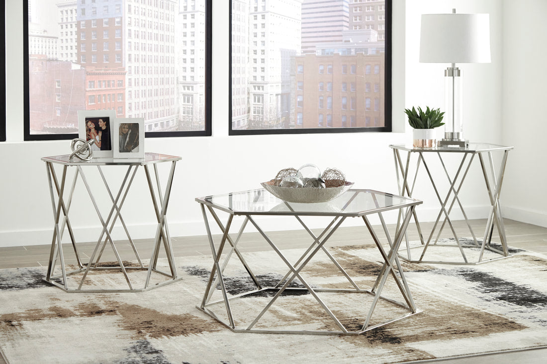 Glass Occasional Table Set