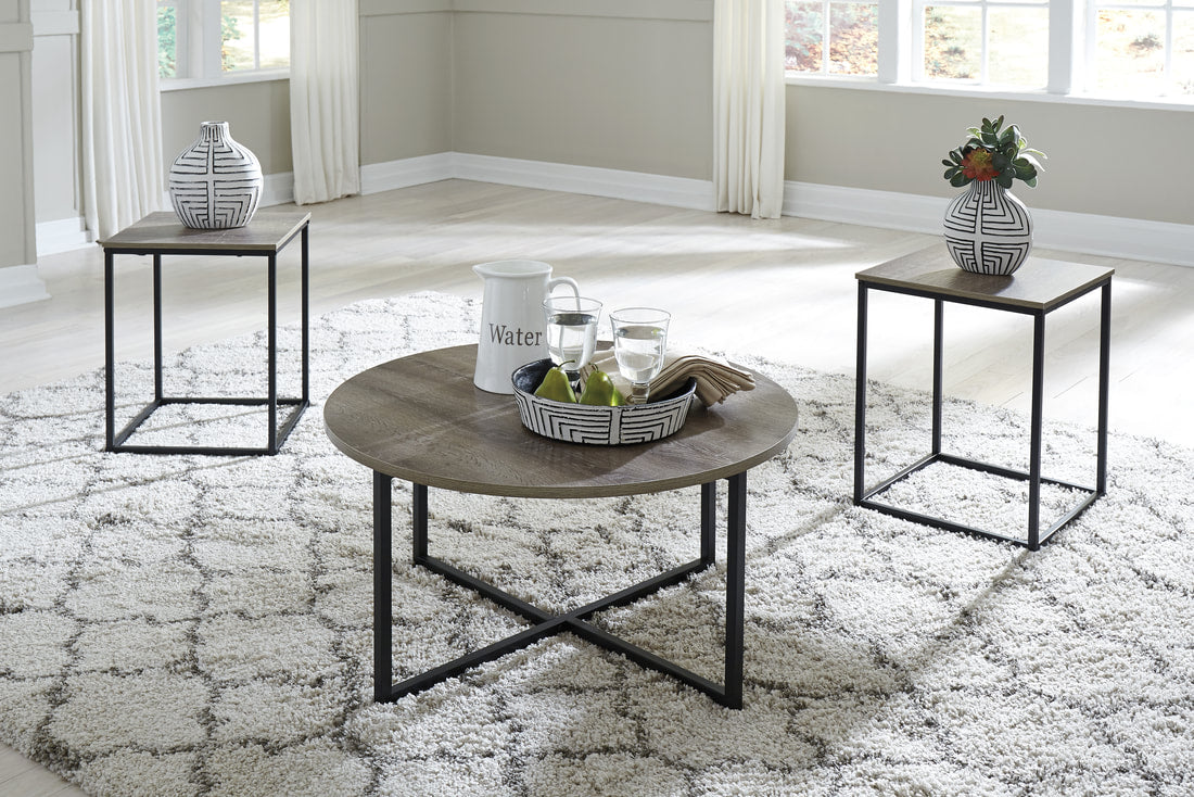 Two-Tone Occasional Table Set