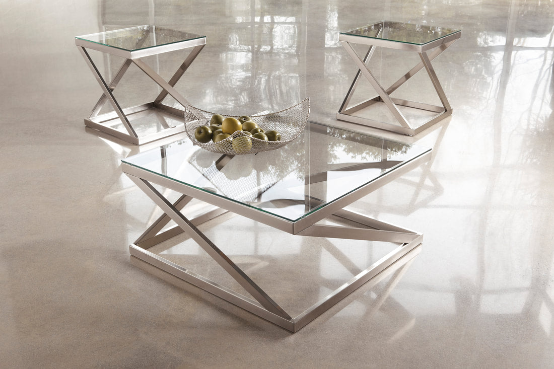 Glass Occasional Table Set
