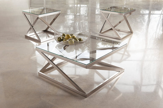 Glass Occasional Table Set