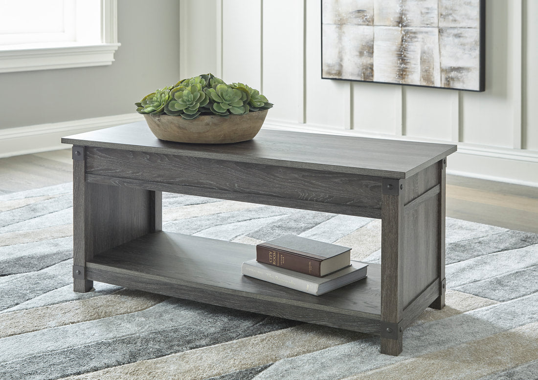 Farmhouse Style Lift Top Cocktail Table