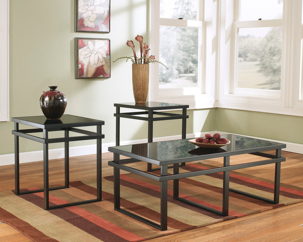Black Occasional Table Set