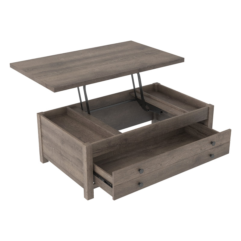 Grey Lift Top Cocktail Table
