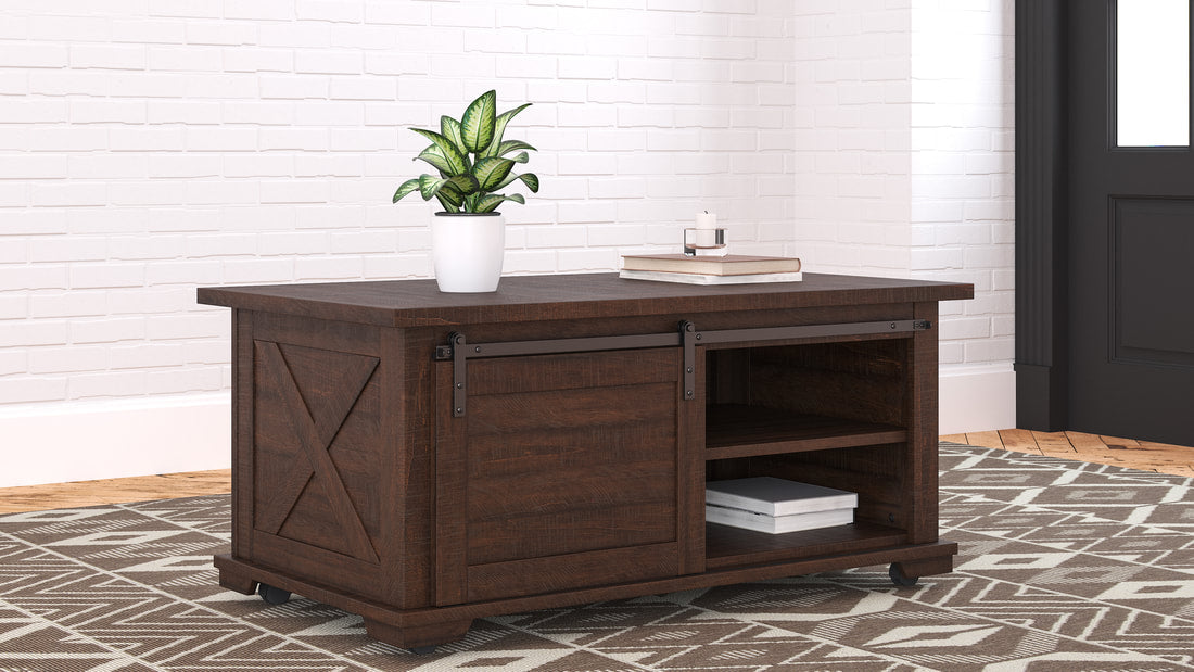 Warn Brown Cocktail Table
